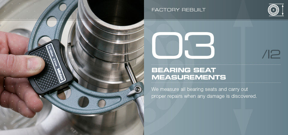 Bearing seat measurements